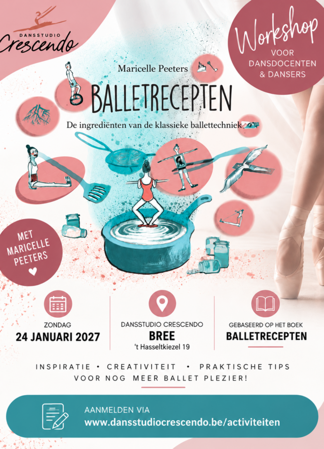 Workshop Ballet & docentenworkshop Balletrecepten